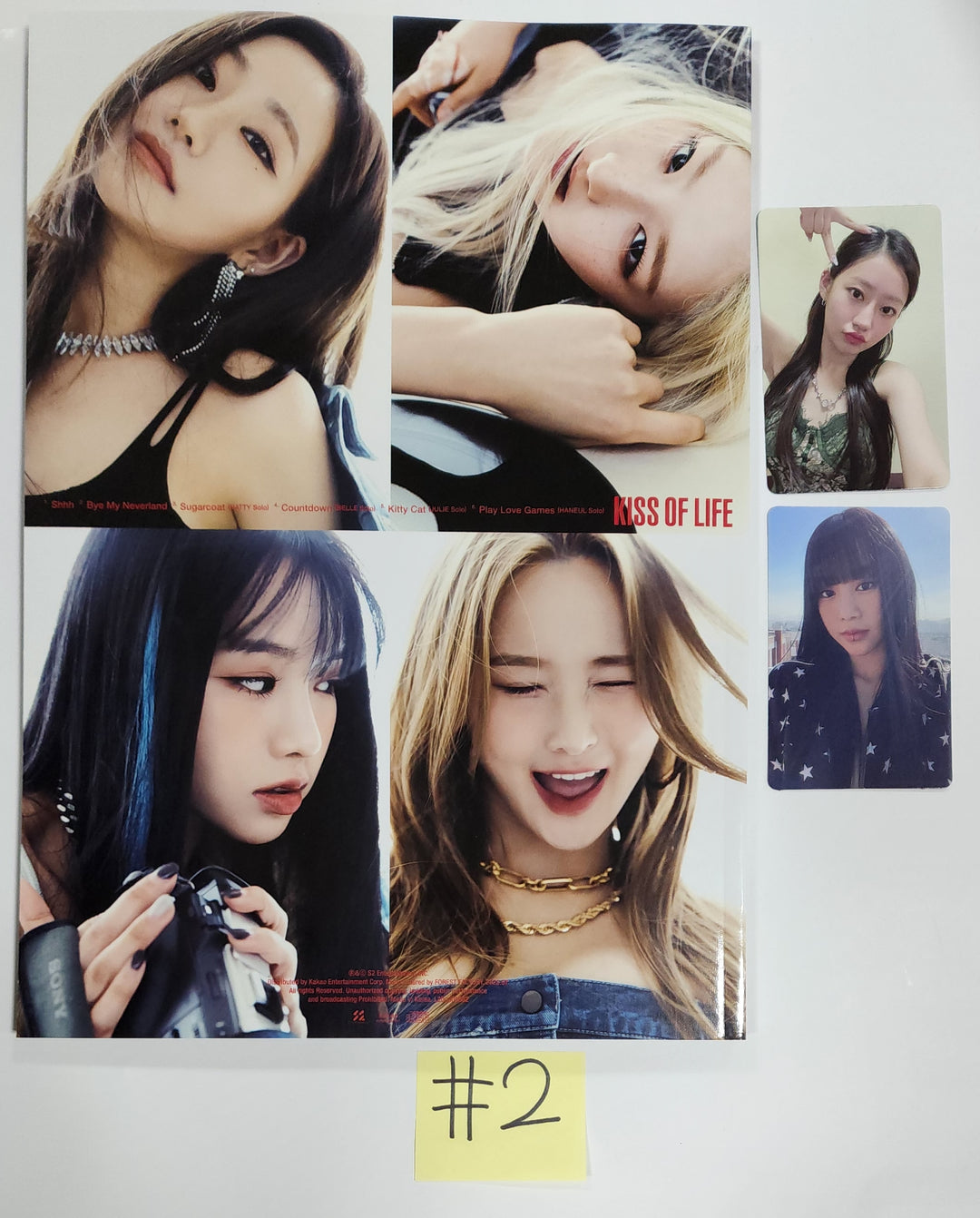 KISS OF LIFE "KISS OF LIFE"- Hand Autographed(Signed) Promo Album - HALLYUSUPERSTORE