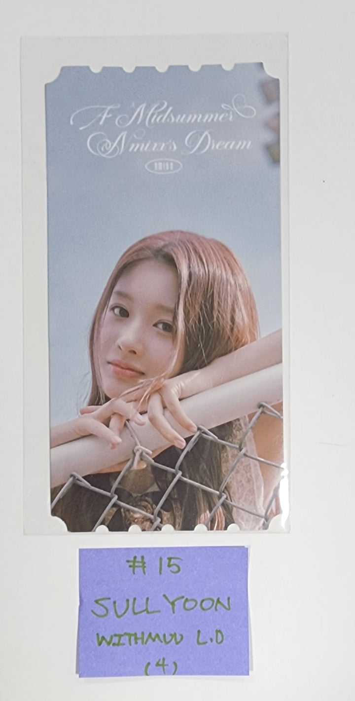 NMIXX "A Midsummer NMIXX’s Dream" - Withmuu Lucky Draw Event PVC Photocard, Ticket - HALLYUSUPERSTORE