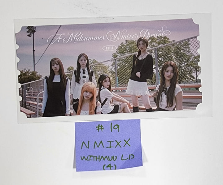 NMIXX "A Midsummer NMIXX’s Dream" - Withmuu Lucky Draw Event PVC Photocard, Ticket - HALLYUSUPERSTORE