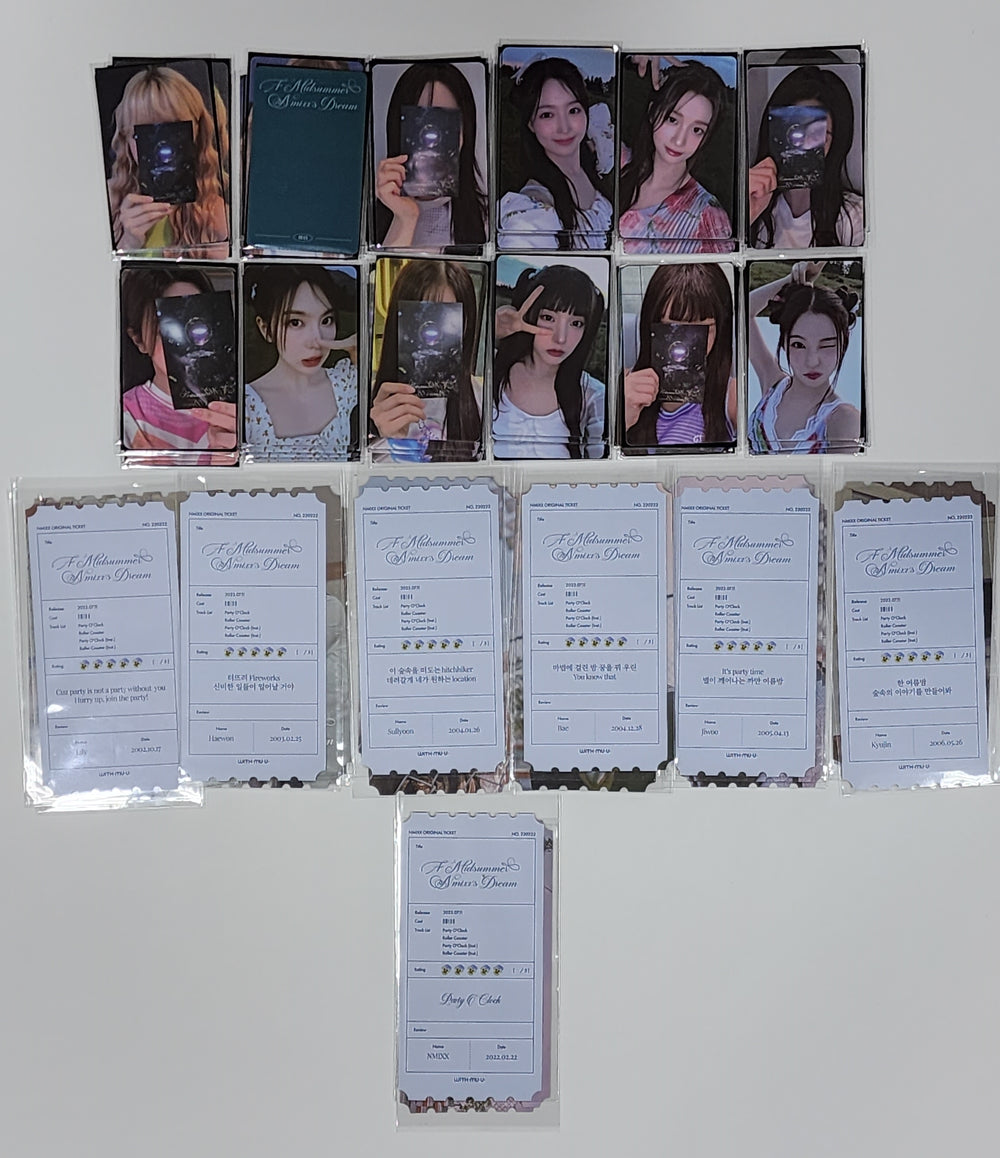 NMIXX "A Midsummer NMIXX’s Dream" - Withmuu Lucky Draw Event PVC Photocard, Ticket - HALLYUSUPERSTORE