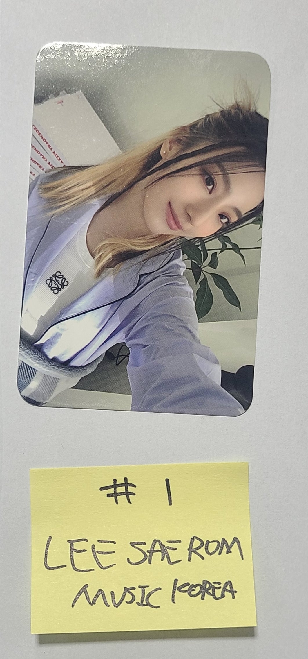 Fromis_9 "Unlock My World" - Music Korea Fansign Event Photocard - HALLYUSUPERSTORE