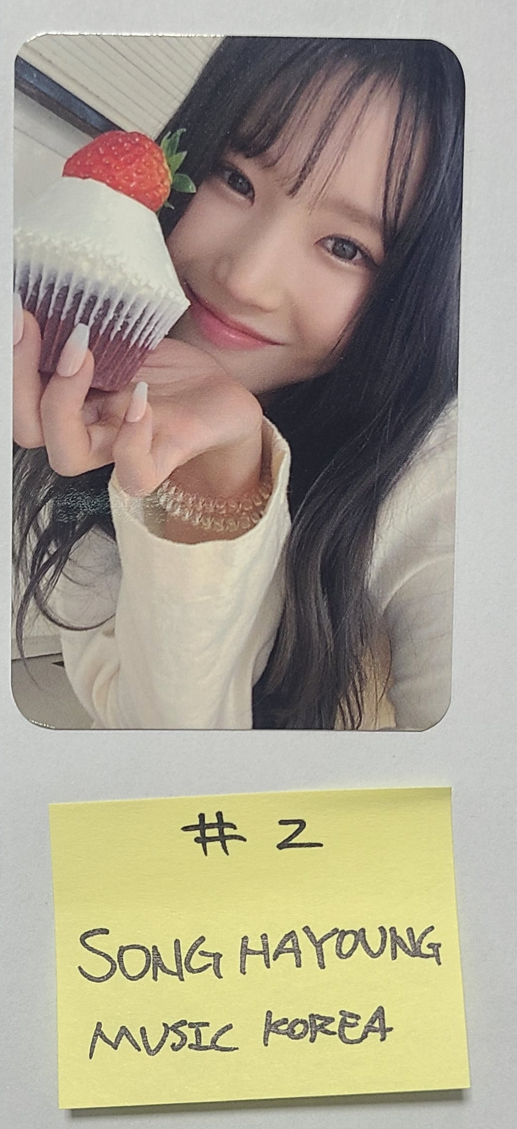 Fromis_9 "Unlock My World" - Music Korea Fansign Event Photocard - HALLYUSUPERSTORE