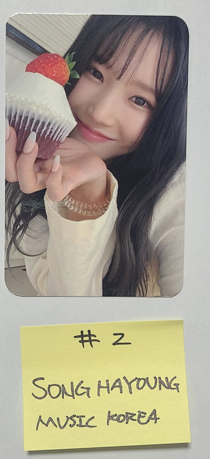Fromis_9 "Unlock My World" - Music Korea Fansign Event Photocard - HALLYUSUPERSTORE
