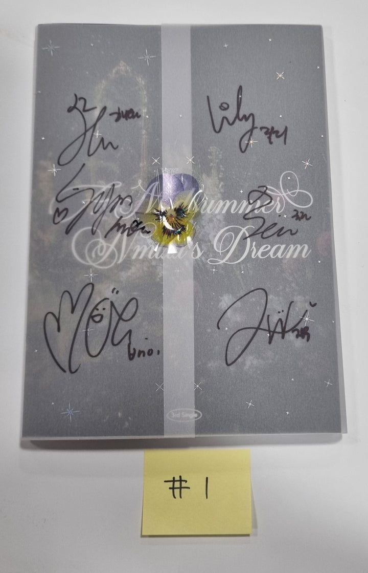 NMIXX "A Midsummer NMIXX’s Dream" - Hand Autographed(Signed) Promo Album - HALLYUSUPERSTORE