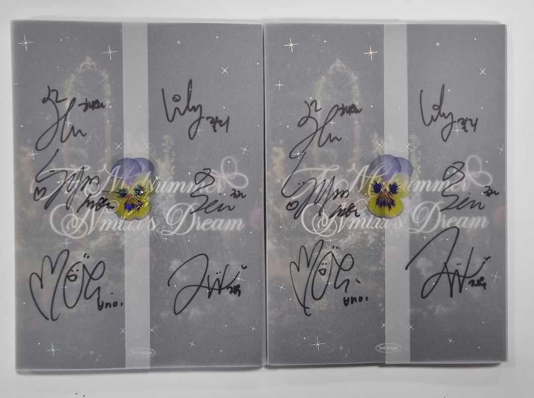 NMIXX "A Midsummer NMIXX’s Dream" - Hand Autographed(Signed) Promo Album - HALLYUSUPERSTORE