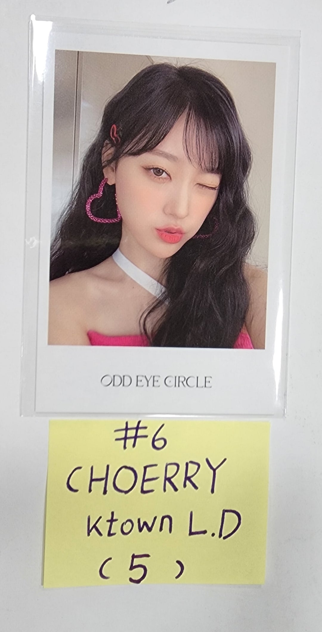 ODD EYE CIRCLE "Version Up"- Ktown4U Lucky Draw &amp; Drink Event Polaroid Type Photocard - HALLYUSUPERSTORE