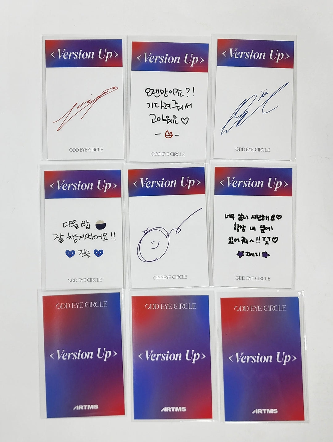 ODD EYE CIRCLE "Version Up"- Ktown4U Lucky Draw &amp; Drink Event Polaroid Type Photocard - HALLYUSUPERSTORE
