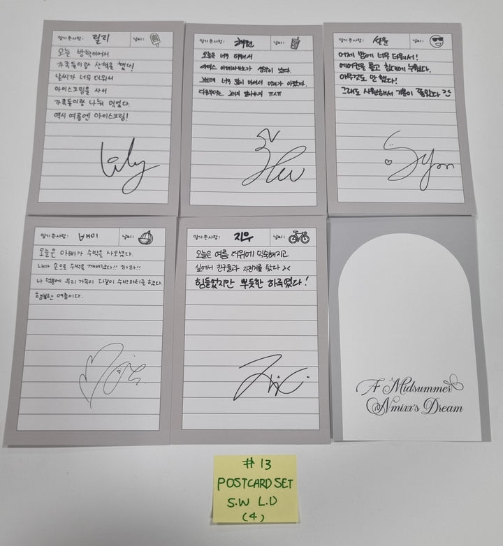 NMIXX "A Midsummer NMIXX’s Dream" - Soundwave Lucky Draw Event Photocard, Postcard Set (6EA) - HALLYUSUPERSTORE