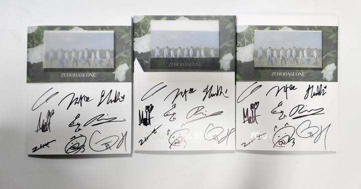 ZEROBASEONE (ZB1) "YOUTH IN THE SHADE"- Hand Autographed(Signed) Promo Album - HALLYUSUPERSTORE