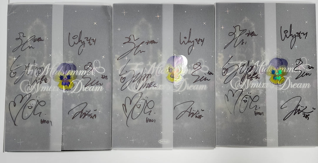 NMIXX "A Midsummer NMIXX’s Dream" - Hand Autographed(Signed) Promo Album - HALLYUSUPERSTORE