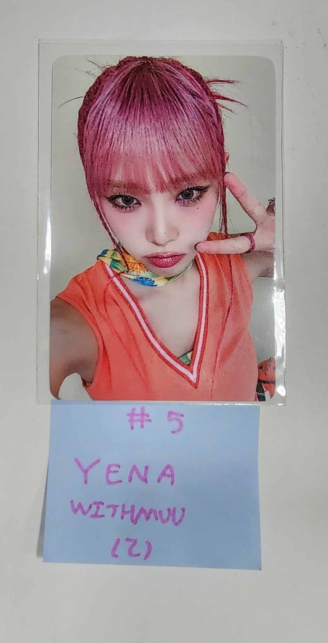 Yena "HATE XX" - Withmuu Fansign Event Photocard - HALLYUSUPERSTORE