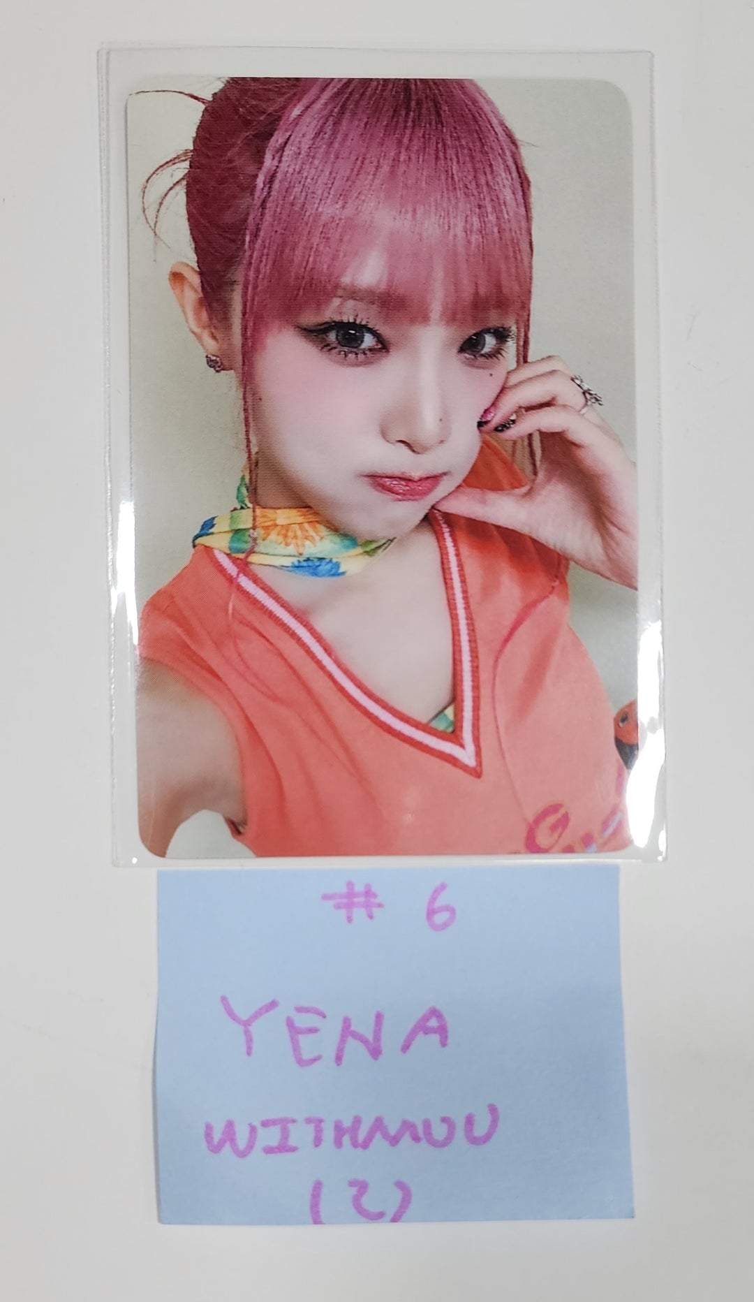 Yena "HATE XX" - Withmuu Fansign Event Photocard - HALLYUSUPERSTORE