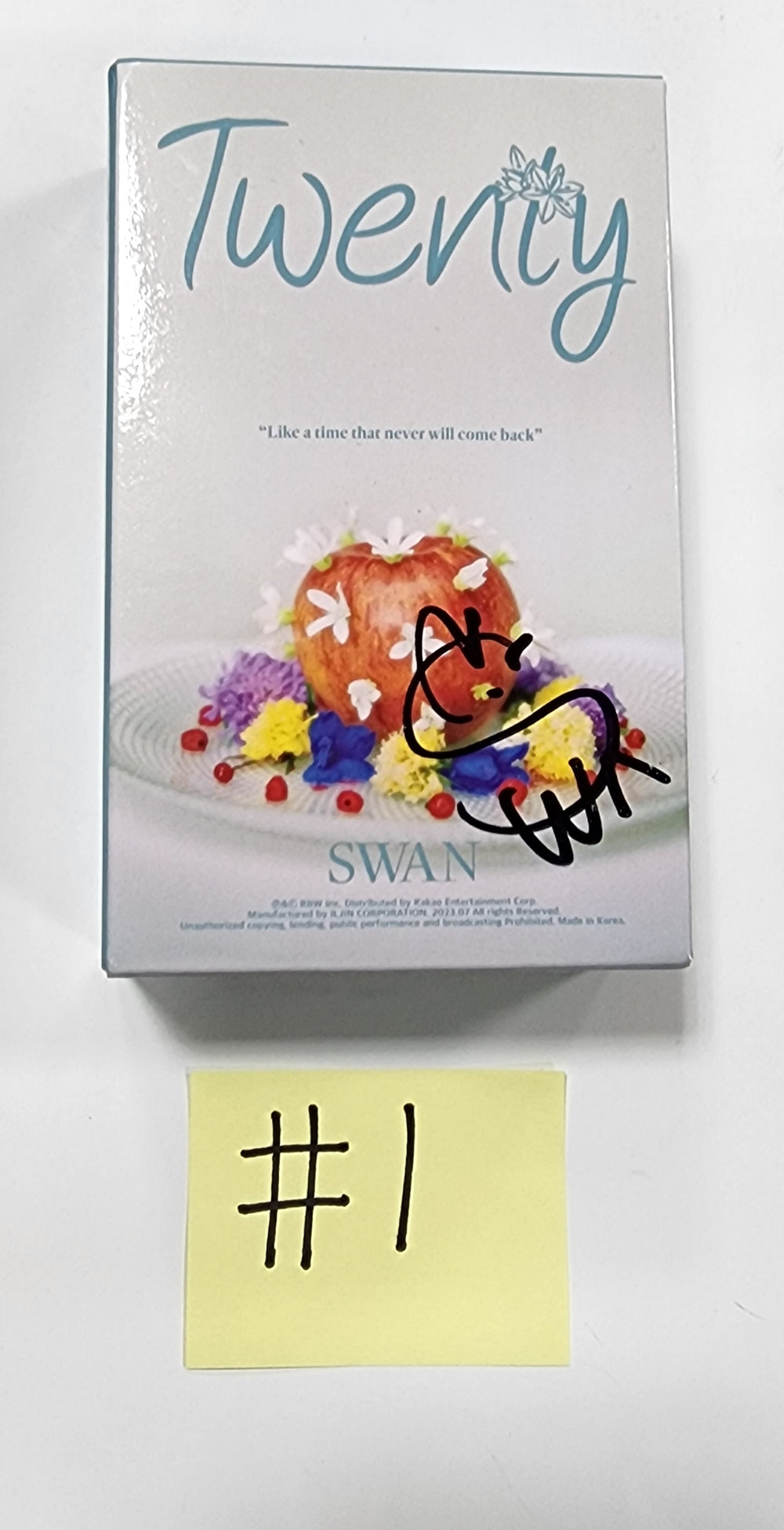 SWAN (Of Purple Kiss) "Twenty" [CASSETTE TAPE] - Hand Autographed(Signed) Promo Album - HALLYUSUPERSTORE