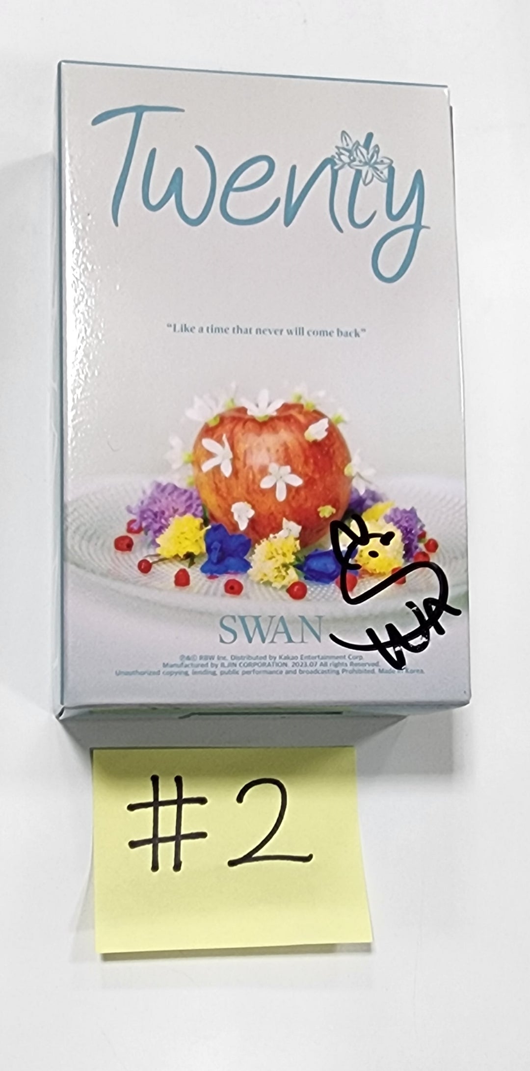 SWAN (Of Purple Kiss) "Twenty" [CASSETTE TAPE] - Hand Autographed(Signed) Promo Album - HALLYUSUPERSTORE