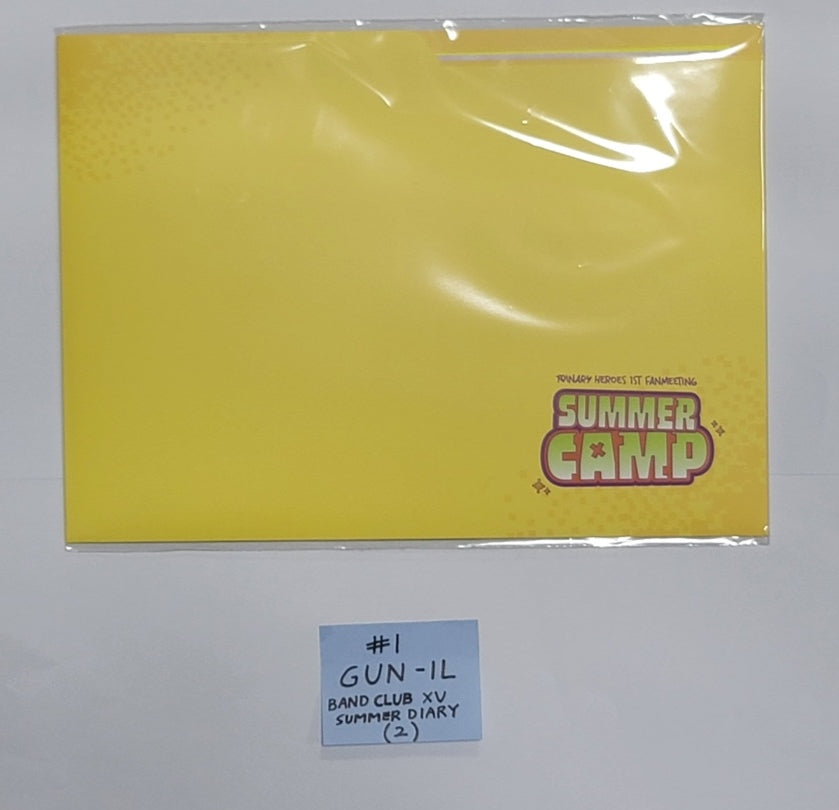 Xdinary Heroes 1st Fanmeeting "SUMMER CAMP" - Official MD [Photo Ticket Set, ID Set, Diary, Photocard Holder Set, Postcard Book, Light Stick Strap, Charm, Badge, Keyring] - HALLYUSUPERSTORE