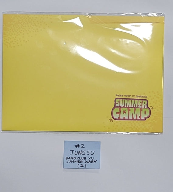 Xdinary Heroes 1st Fanmeeting "SUMMER CAMP" - Official MD [Photo Ticket Set, ID Set, Diary, Photocard Holder Set, Postcard Book, Light Stick Strap, Charm, Badge, Keyring] - HALLYUSUPERSTORE