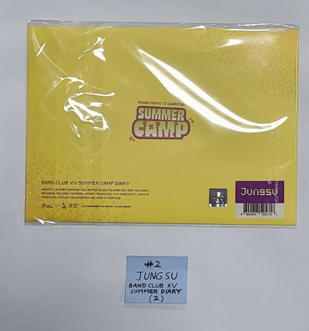Xdinary Heroes 1st Fanmeeting "SUMMER CAMP" - Official MD [Photo Ticket Set, ID Set, Diary, Photocard Holder Set, Postcard Book, Light Stick Strap, Charm, Badge, Keyring] - HALLYUSUPERSTORE
