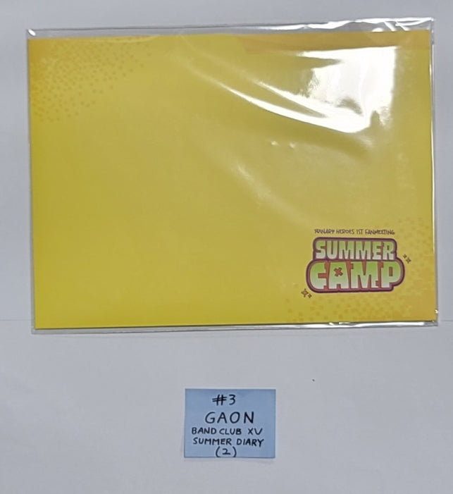 Xdinary Heroes 1st Fanmeeting "SUMMER CAMP" - Official MD [Photo Ticket Set, ID Set, Diary, Photocard Holder Set, Postcard Book, Light Stick Strap, Charm, Badge, Keyring] - HALLYUSUPERSTORE