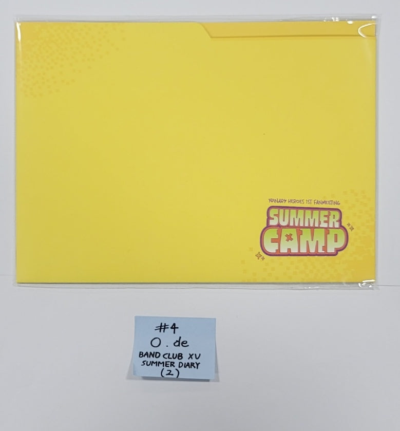 Xdinary Heroes 1st Fanmeeting "SUMMER CAMP" - Official MD [Photo Ticket Set, ID Set, Diary, Photocard Holder Set, Postcard Book, Light Stick Strap, Charm, Badge, Keyring] - HALLYUSUPERSTORE