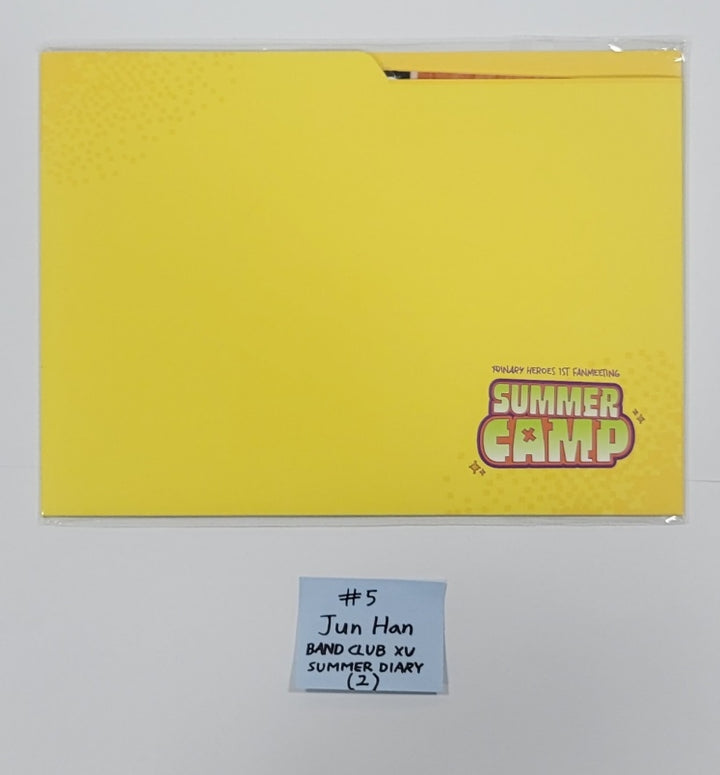 Xdinary Heroes 1st Fanmeeting "SUMMER CAMP" - Official MD [Photo Ticket Set, ID Set, Diary, Photocard Holder Set, Postcard Book, Light Stick Strap, Charm, Badge, Keyring] - HALLYUSUPERSTORE
