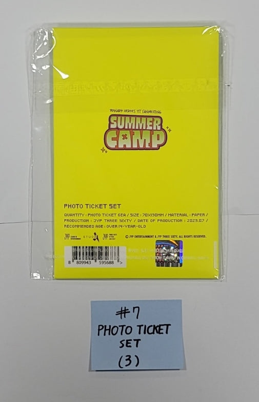 Xdinary Heroes 1st Fanmeeting "SUMMER CAMP" - Official MD [Photo Ticket Set, ID Set, Diary, Photocard Holder Set, Postcard Book, Light Stick Strap, Charm, Badge, Keyring] - HALLYUSUPERSTORE