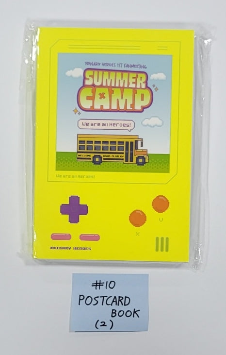 Xdinary Heroes 1st Fanmeeting "SUMMER CAMP" - Official MD [Photo Ticket Set, ID Set, Diary, Photocard Holder Set, Postcard Book, Light Stick Strap, Charm, Badge, Keyring] - HALLYUSUPERSTORE