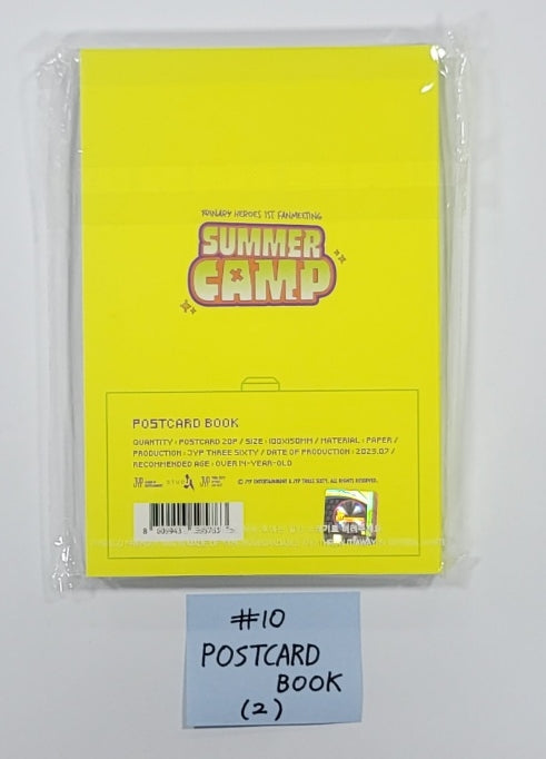 Xdinary Heroes 1st Fanmeeting "SUMMER CAMP" - Official MD [Photo Ticket Set, ID Set, Diary, Photocard Holder Set, Postcard Book, Light Stick Strap, Charm, Badge, Keyring] - HALLYUSUPERSTORE