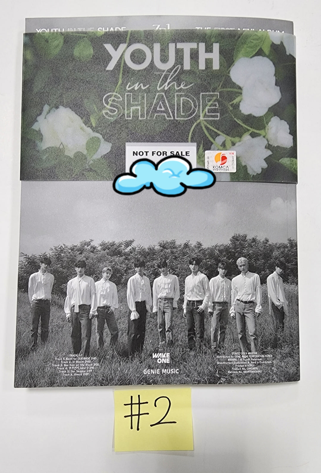 ZEROBASEONE (ZB1) "YOUTH IN THE SHADE"- Hand Autographed(Signed) Promo Album - HALLYUSUPERSTORE