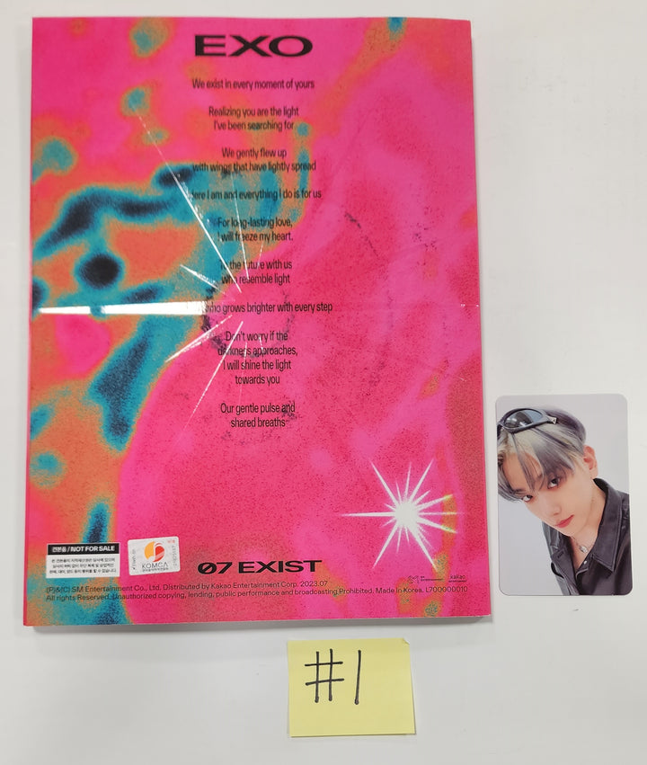 EXO "EXIST" - Hand Autographed(Signed) Promo Album - HALLYUSUPERSTORE