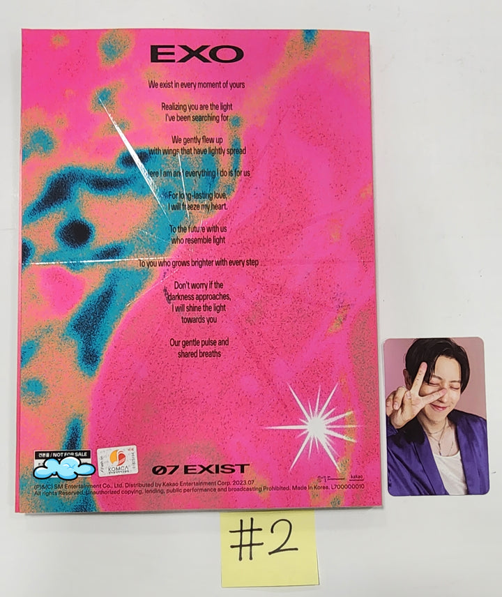 EXO "EXIST" - Hand Autographed(Signed) Promo Album - HALLYUSUPERSTORE
