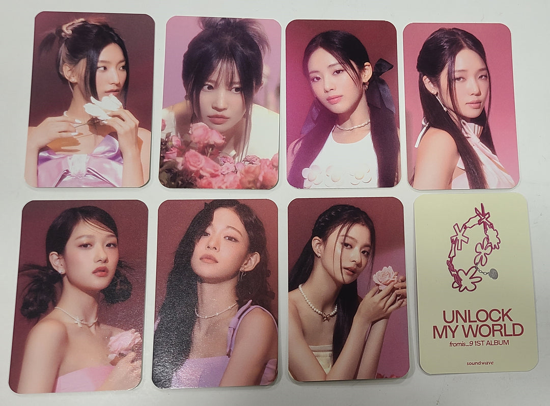 Fromis_9 "Unlock My World" - Soundwave Fansign Event Photocard - HALLYUSUPERSTORE