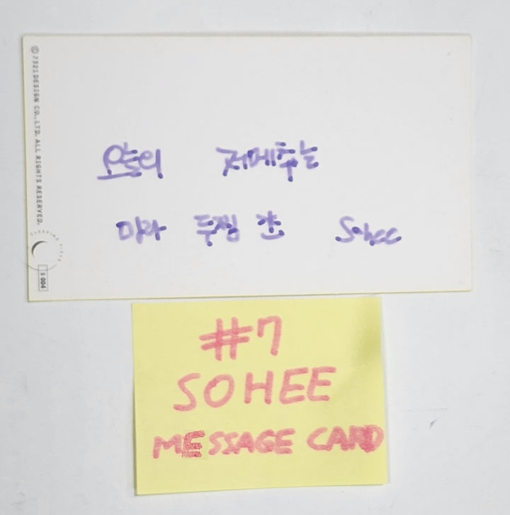 Alice "Show_Down" - Inside Record Hand Autographed(Signed) Polaroid &amp; Message Card - HALLYUSUPERSTORE