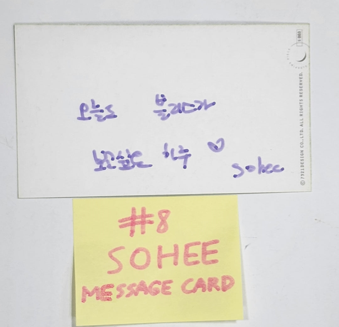 Alice "Show_Down" - Inside Record Hand Autographed(Signed) Polaroid &amp; Message Card - HALLYUSUPERSTORE