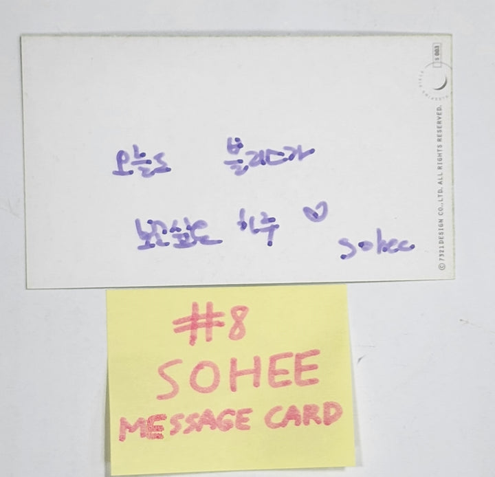 Alice "Show_Down" - Inside Record Hand Autographed(Signed) Polaroid &amp; Message Card - HALLYUSUPERSTORE