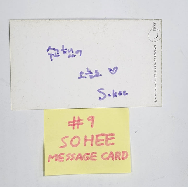Alice "Show_Down" - Inside Record Hand Autographed(Signed) Polaroid &amp; Message Card - HALLYUSUPERSTORE