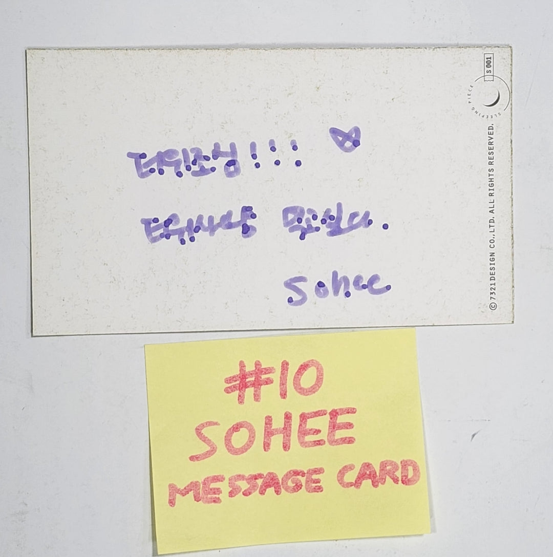 Alice "Show_Down" - Inside Record Hand Autographed(Signed) Polaroid &amp; Message Card - HALLYUSUPERSTORE