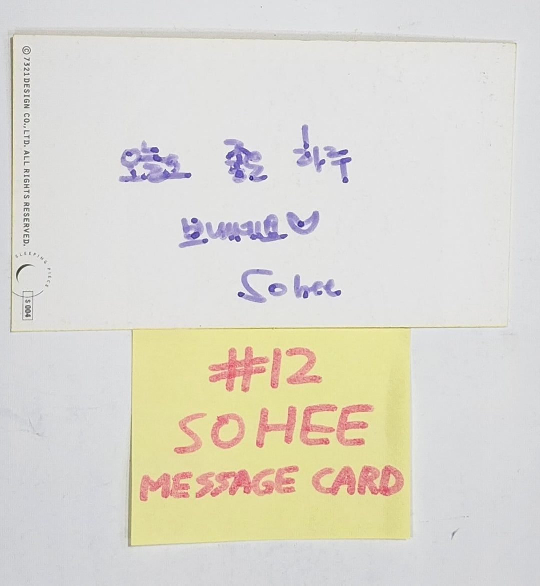 Alice "Show_Down" - Inside Record Hand Autographed(Signed) Polaroid &amp; Message Card - HALLYUSUPERSTORE