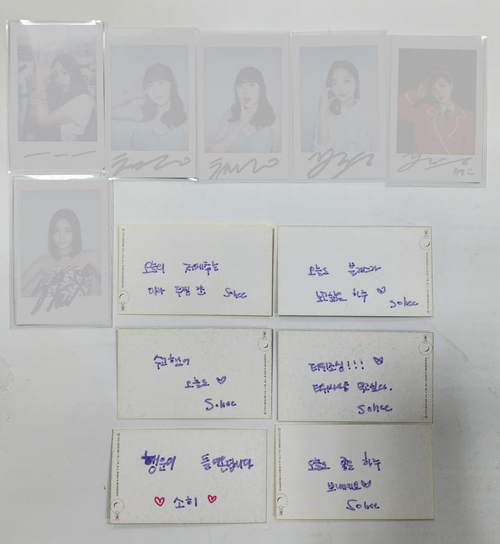 Alice "Show_Down" - Inside Record Hand Autographed(Signed) Polaroid &amp; Message Card - HALLYUSUPERSTORE