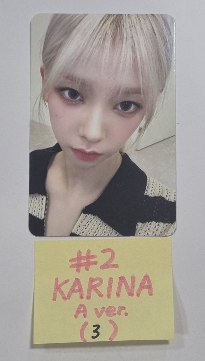 Aespa "MY WORLD" - Official Trading Photocard [A Ver.] - HALLYUSUPERSTORE