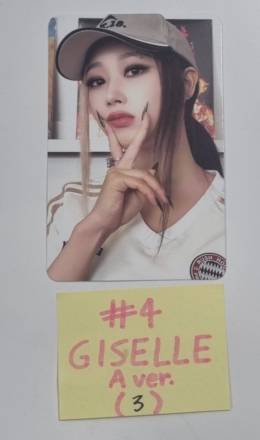 Aespa "MY WORLD" - Official Trading Photocard [A Ver.] - HALLYUSUPERSTORE