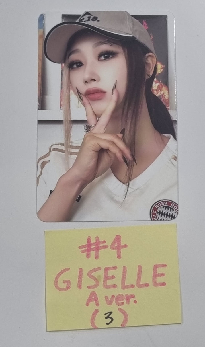 Aespa "MY WORLD" - Official Trading Photocard [A Ver.] - HALLYUSUPERSTORE