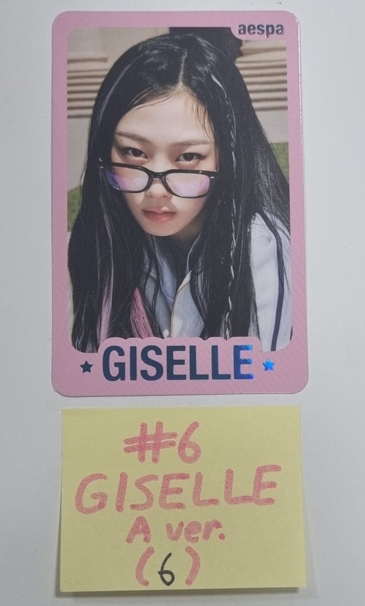 Aespa "MY WORLD" - Official Trading Photocard [A Ver.] - HALLYUSUPERSTORE