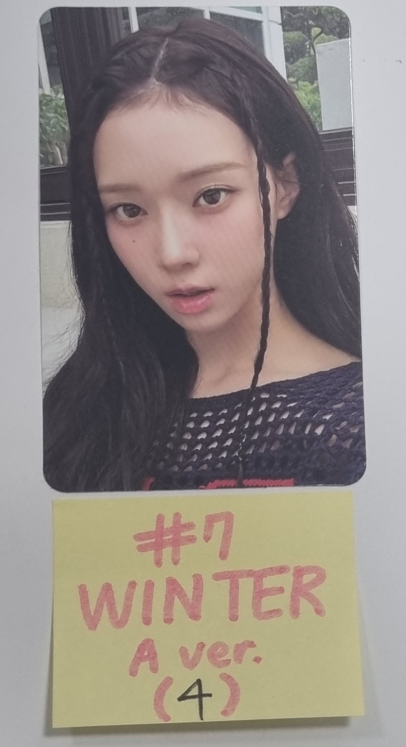 Aespa "MY WORLD" - Official Trading Photocard [A Ver.] - HALLYUSUPERSTORE