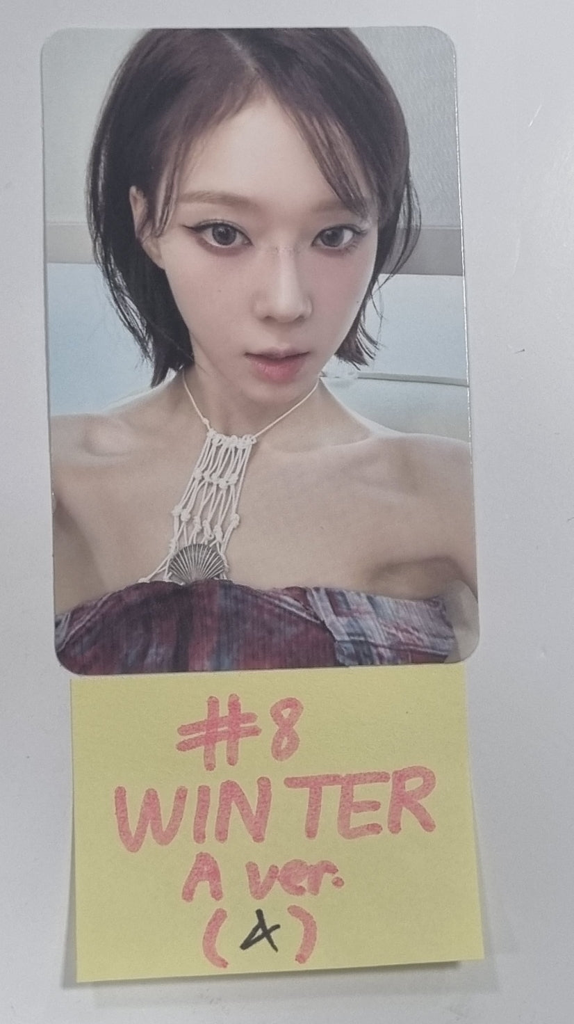 Aespa "MY WORLD" - Official Trading Photocard [A Ver.] - HALLYUSUPERSTORE