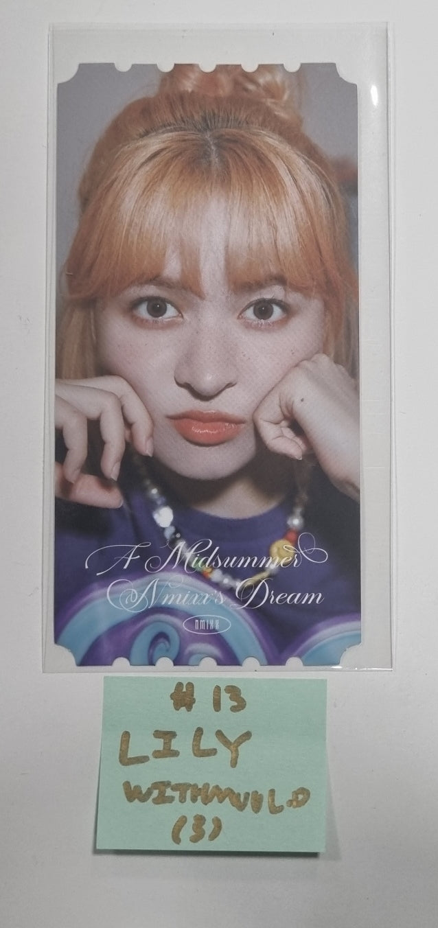 NMIXX "A Midsummer NMIXX’s Dream" - Withmuu Lucky Draw Event PVC Photocard, Ticket Round 2 - HALLYUSUPERSTORE