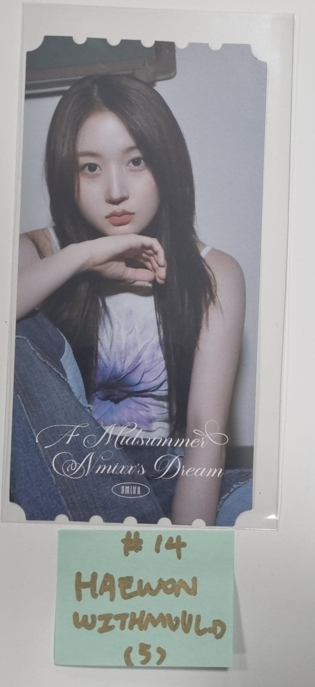 NMIXX "A Midsummer NMIXX’s Dream" - Withmuu Lucky Draw Event PVC Photocard, Ticket Round 2 - HALLYUSUPERSTORE