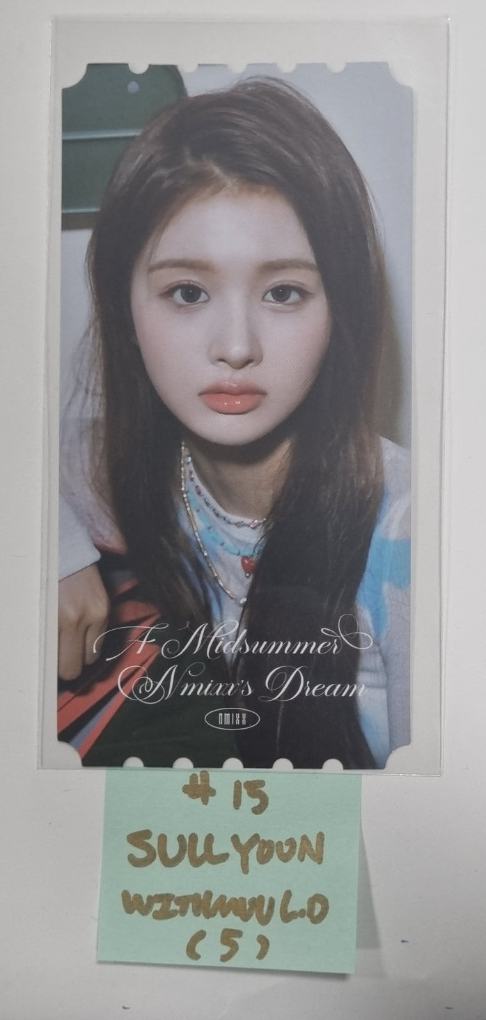 NMIXX "A Midsummer NMIXX’s Dream" - Withmuu Lucky Draw Event PVC Photocard, Ticket Round 2 - HALLYUSUPERSTORE