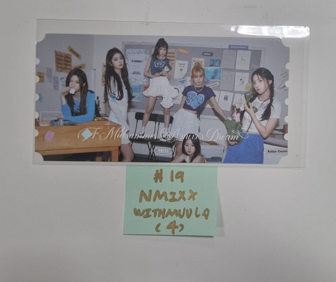 NMIXX "A Midsummer NMIXX’s Dream" - Withmuu Lucky Draw Event PVC Photocard, Ticket Round 2 - HALLYUSUPERSTORE