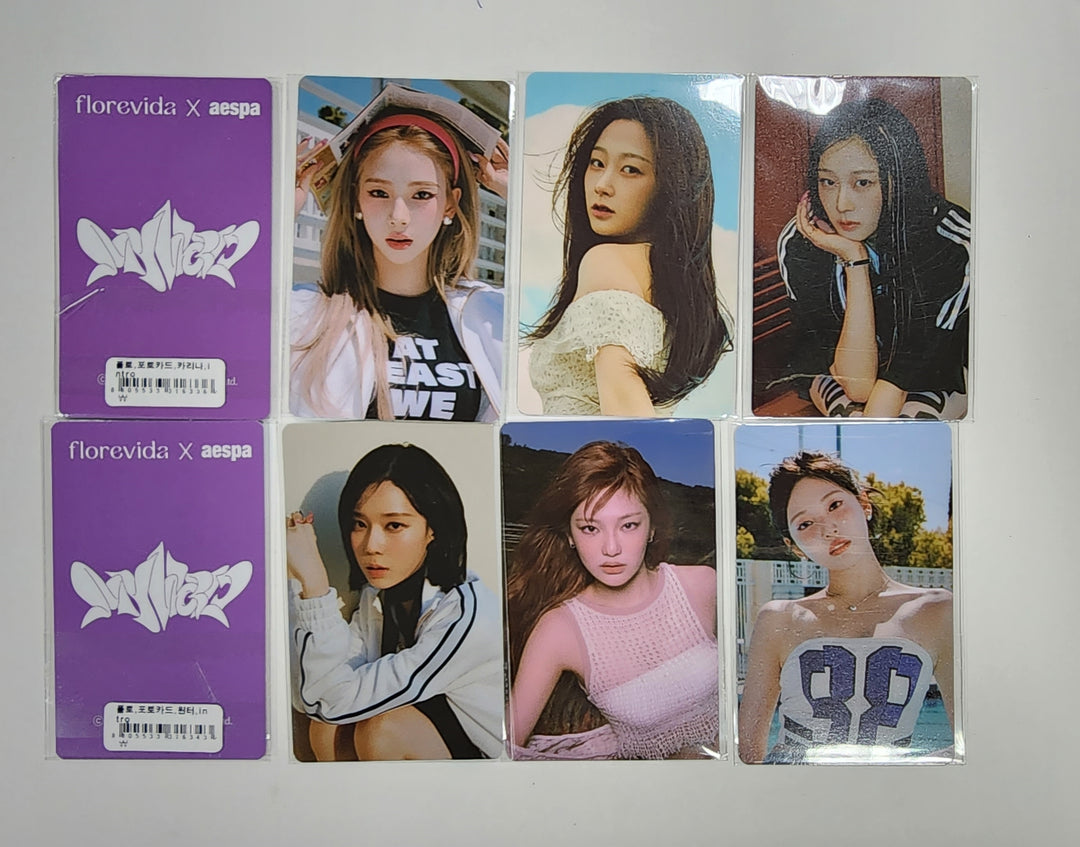 Aespa "MY WORLD" - Smtown &amp; Store Bath Bomb Photocard - HALLYUSUPERSTORE