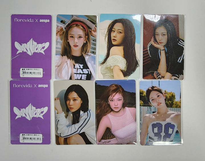 Aespa "MY WORLD" - Smtown &amp; Store Bath Bomb Photocard - HALLYUSUPERSTORE